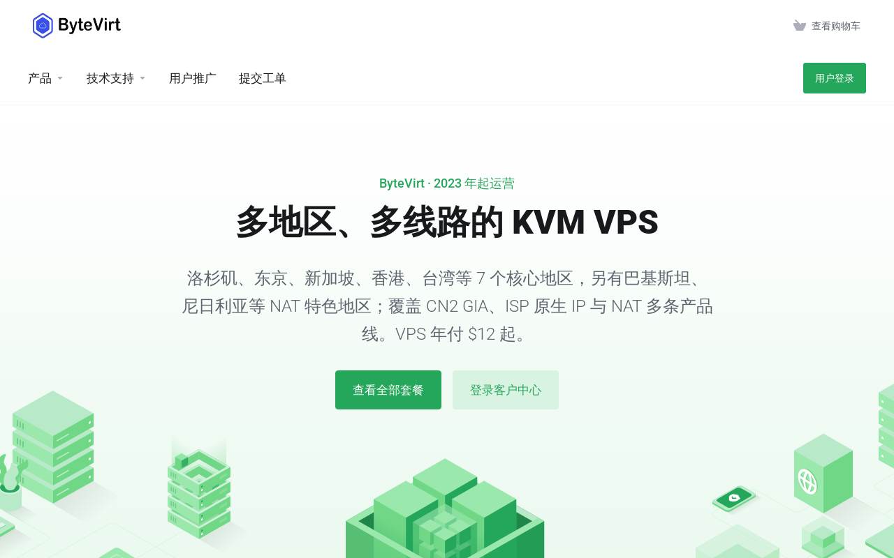 ByteVirt 官网截图